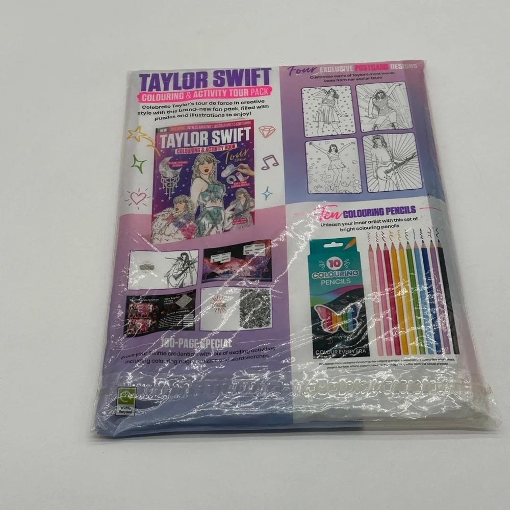 TAYLOR SWIFT Tour Edition COLORING‎ & ACTIVITY BOOK Designs 35+ ILUSTRATIONS
